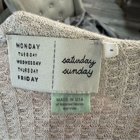 Anthropologie Cream Cardigan - Picture 4 of 4